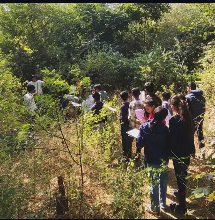 Eco-tourism group on a guided walk